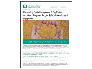 Preventing Grain Entrapment & Explosion Accidents Requires Proper Safety Procedures & Equipment